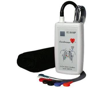 Labtech EC-3H / ABP 3-kanałowy Holter EKG z pomiarem ciśnienia krwi Bluetooth