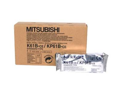 Mitsubishi K61B, papier termoczuły do videoprintera - karton (4 rolki) 